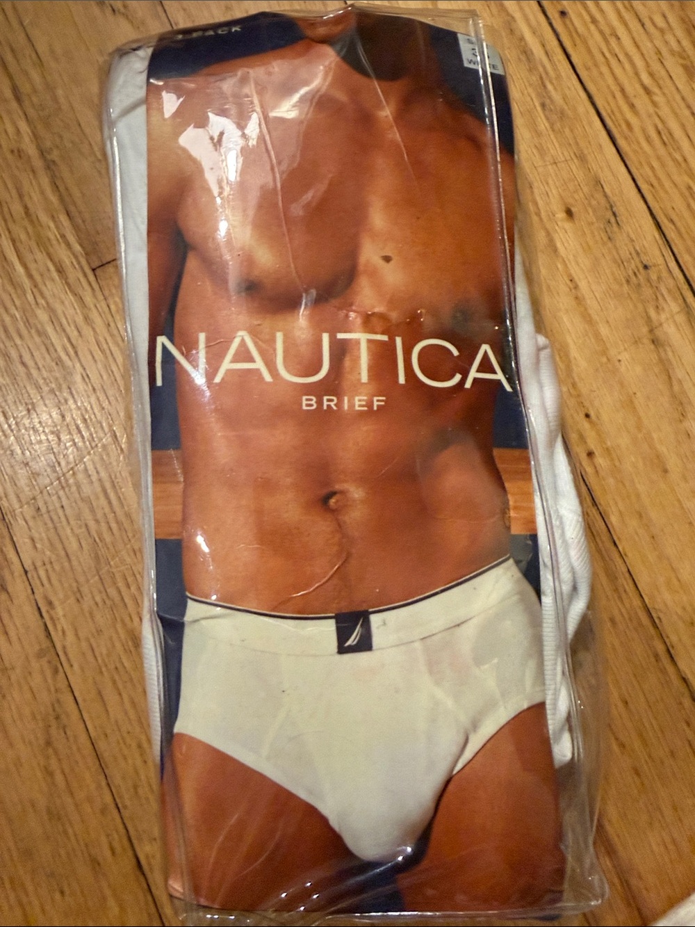 Nautica✨3 Pack of White Briefs with Black Waist Tab✨Size 36✨